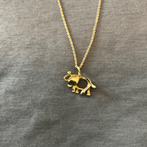 Tiffany & Co. Save The Wild Elephant Tsavorite Gem Necklace NWT - Picture 4 of 6